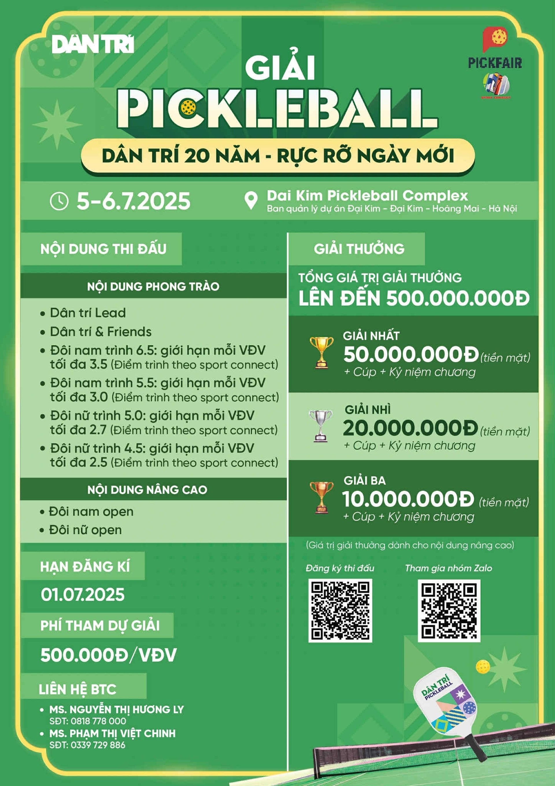 Hoa khôi Hà Nội 2025 sẽ chơi hết mình ở giải pickleball báo Dân trí - 11