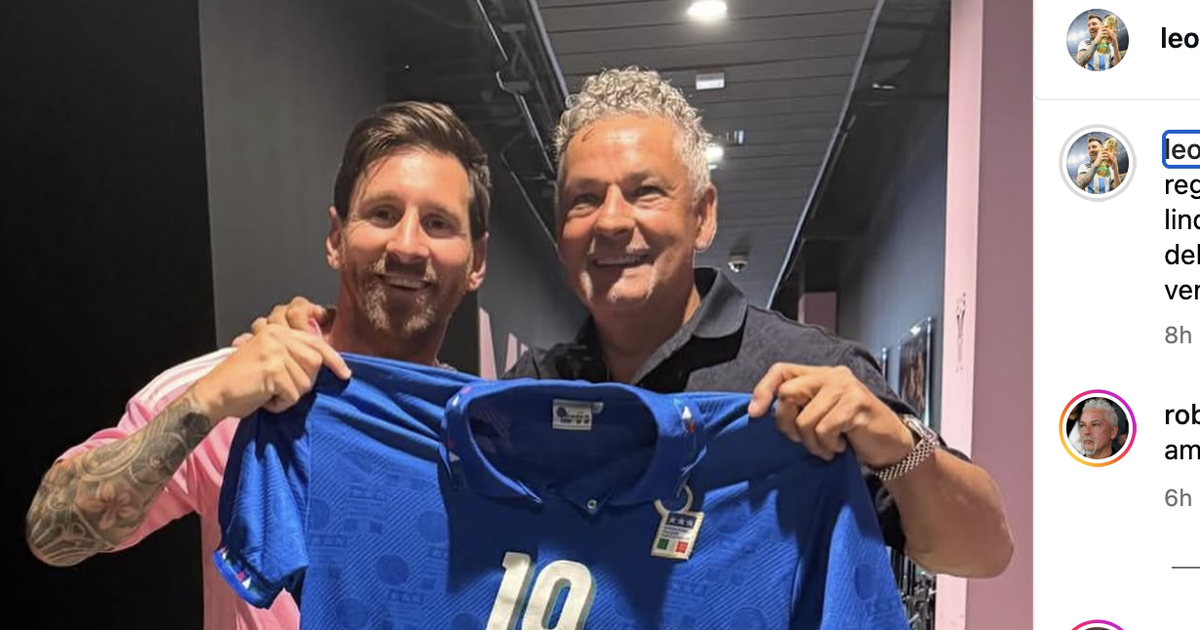 អតីតកីឡាករ Roberto Baggio ជួប Messi ដោយមិននឹកស្មានដល់ Inter Miami មានការពង្រឹងត្រឡប់មកវិញ