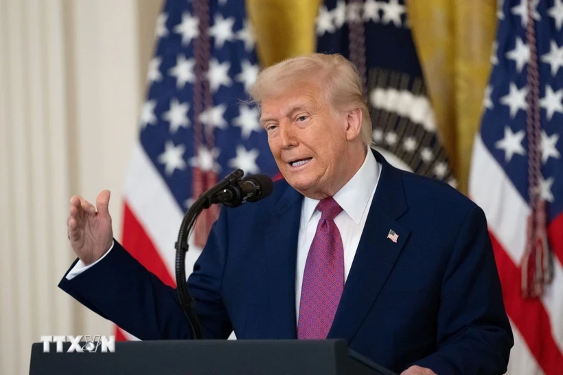 Le président américain Donald Trump. (Photo : THX/TTXVN)