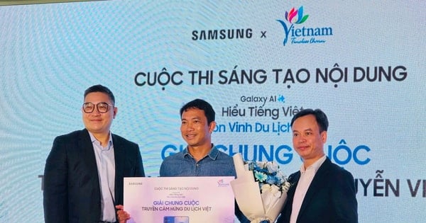 Trao giải cuộc thi "Galaxy AI - Hiểu tiếng Việt, tôn vinh du lịch Việt"