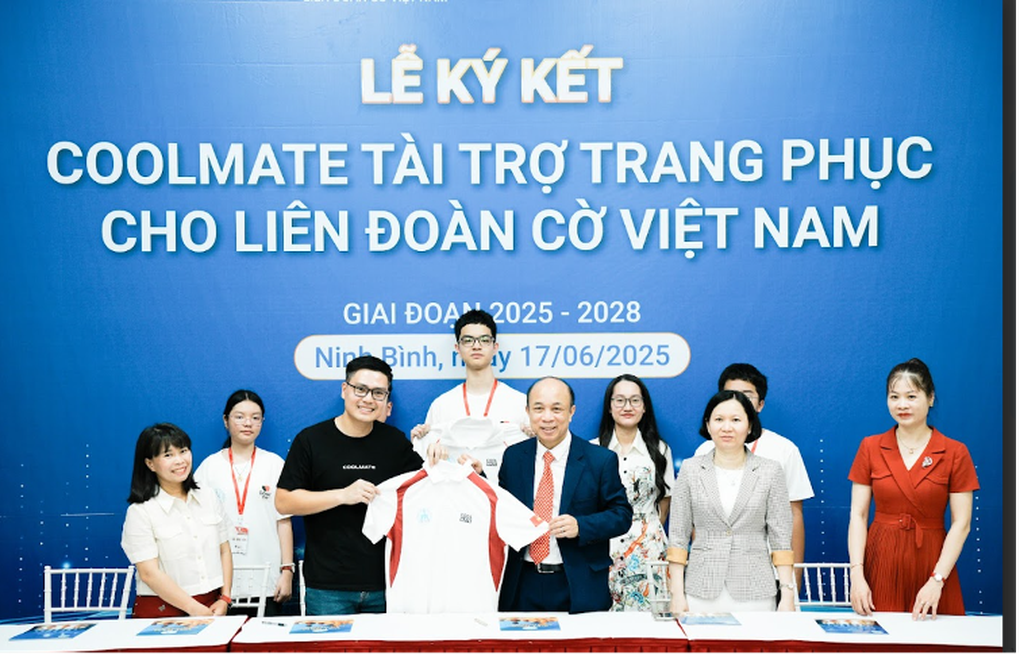 Startup Coolmate tài trợ trang phục cho Liên đoàn Cờ Việt Nam giai đoạn 2025-2028 - 1