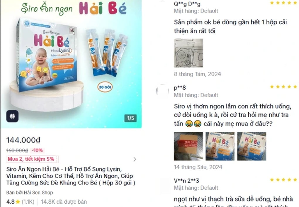 Bán hơn 100.000 hộp siro ăn ngon giả, Gia đình Hải Sen thu bao nhiêu? - 1