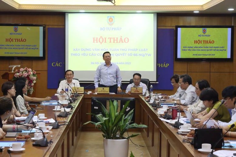 Xây dựng văn hóa tuân thủ pháp luật theo yêu cầu của Nghị quyết số 66- Ảnh 1.