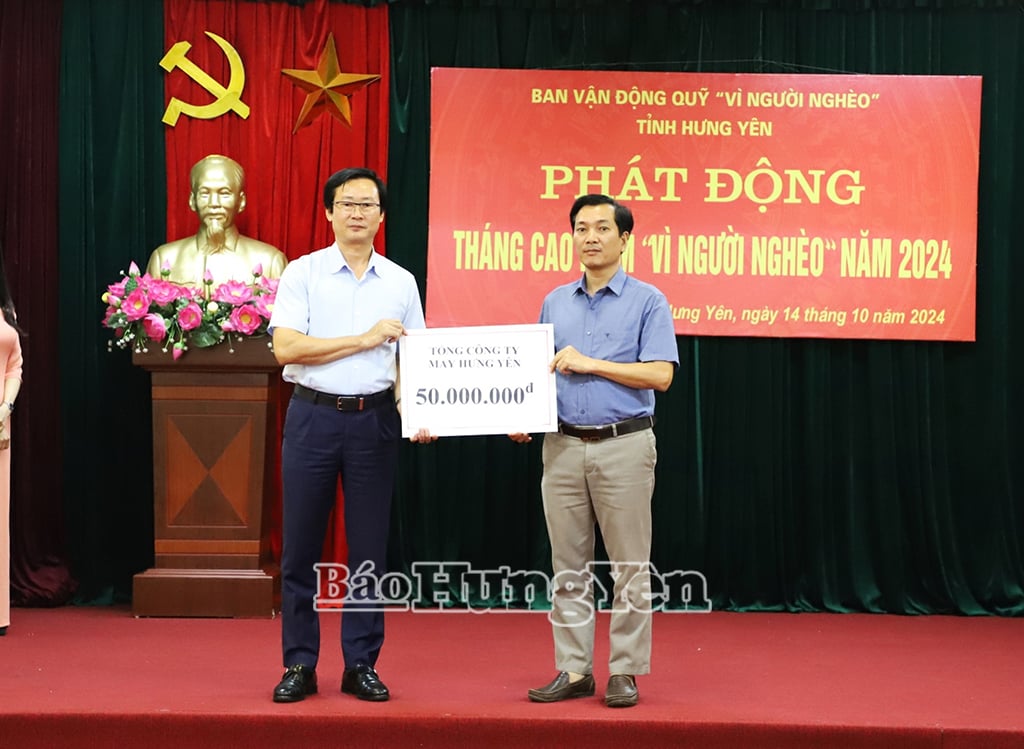 Hung Yen Garment Corporation - Joint Stock Company supports the Provincial 