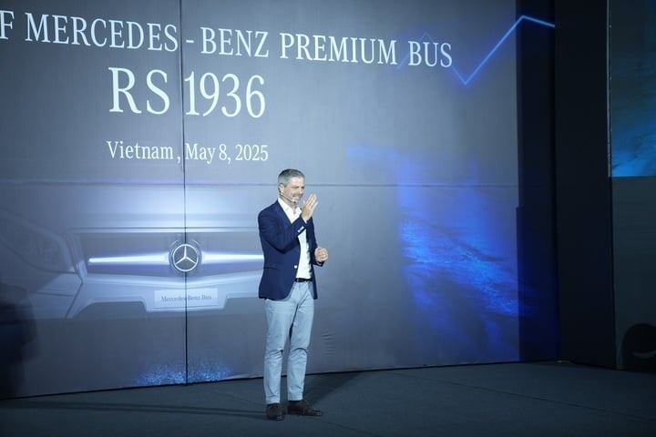 Ông Harald Schmid - Giám đốc Điều hành Daimler Truck Đông Nam Á - phát biểu tại chương trình.