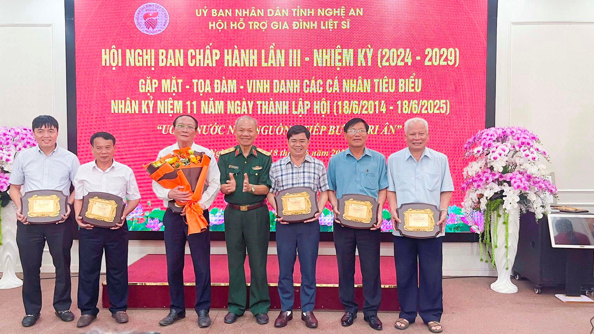 Hội Hỗ trợ gia đình liệt sĩ tỉnh Nghệ An kỷ niệm 11 năm thành lập
