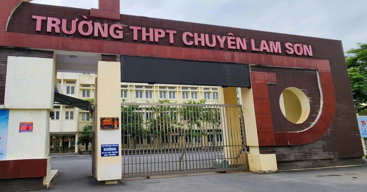 Les notes d'admission du lycée pour surdoués de Lam Son sont « extrêmement élevées »