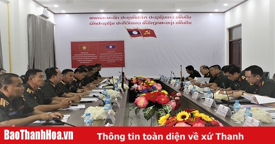 Quân khu 4 tăng cường hợp tác với các đơn vị Quân đội Lào