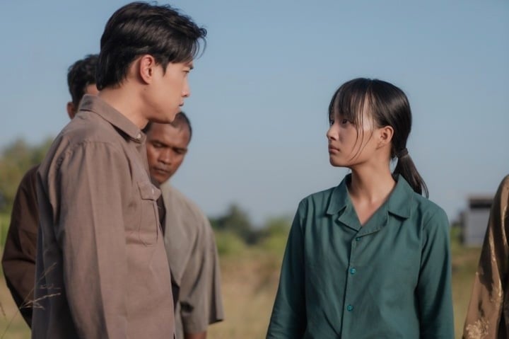 Phương Thanh và Quốc Trường đóng cặp cùng nhau trong phim.