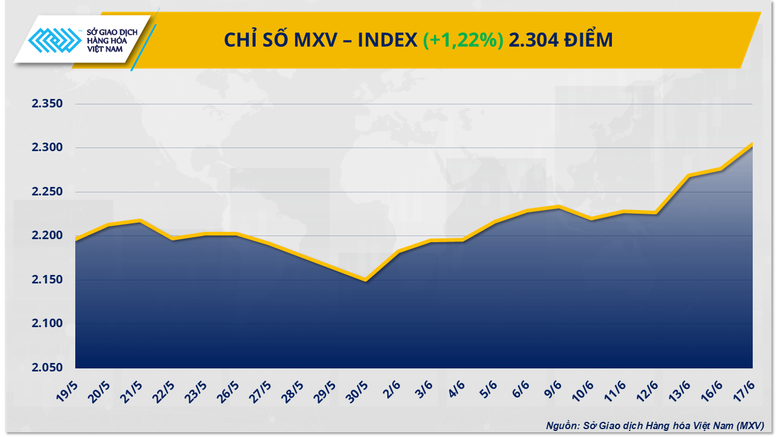 Chỉ số MXV-Index bật lên vùng 2.300 điểm- Ảnh 1.