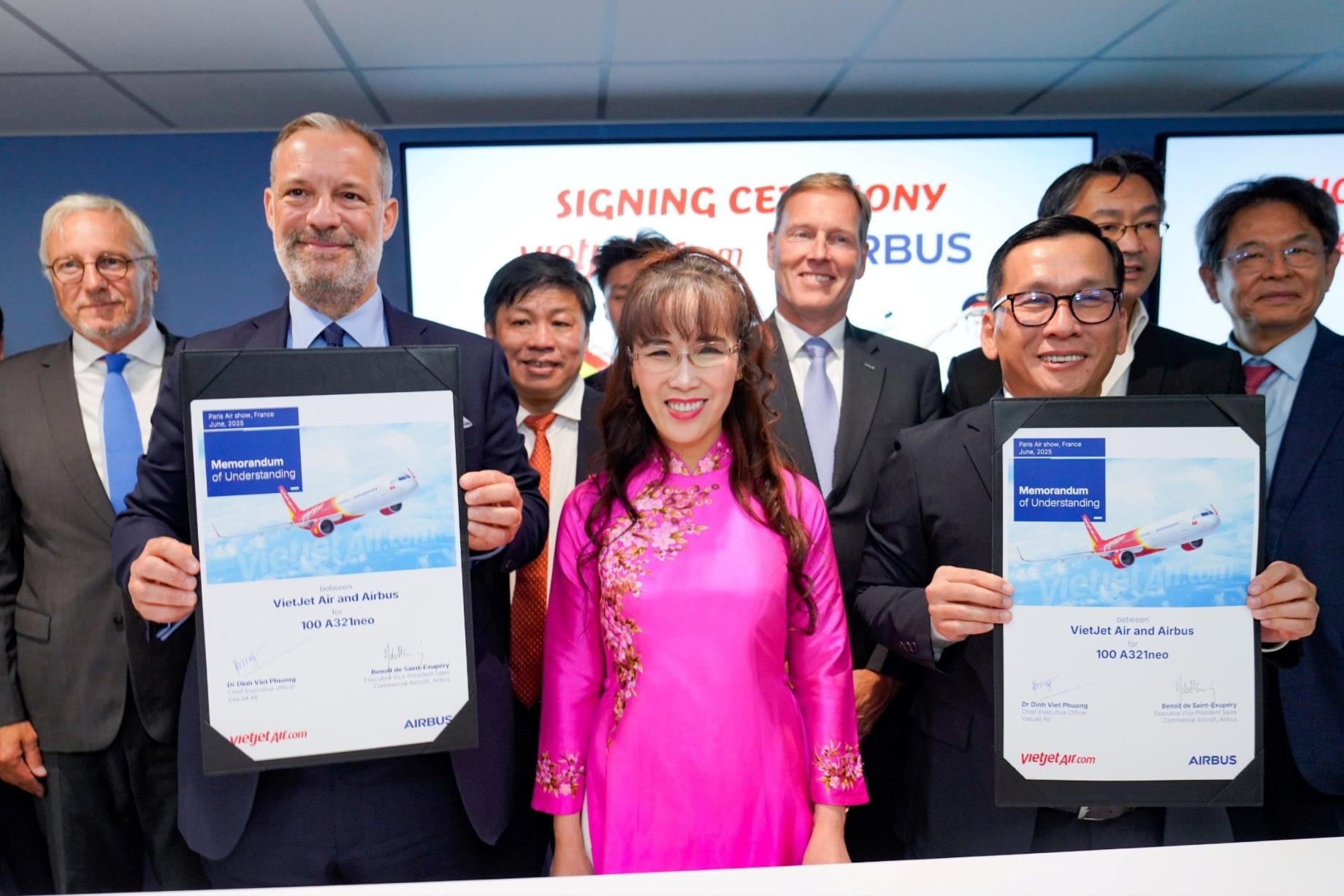 Vietjet បញ្ជាទិញយន្តហោះ Airbus 100 គ្រឿងទៀត។