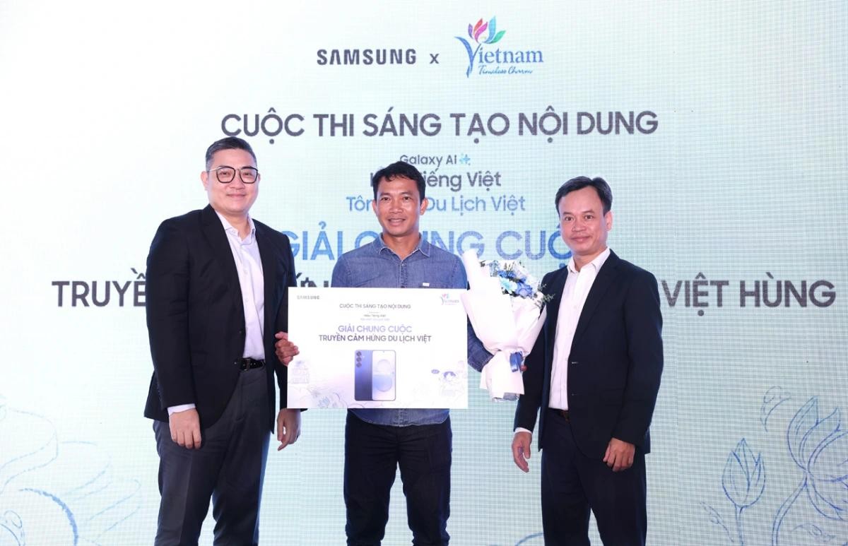 Tác giả Nguyễn Việt Hùng đoạt Giải truyền cảm hứng.