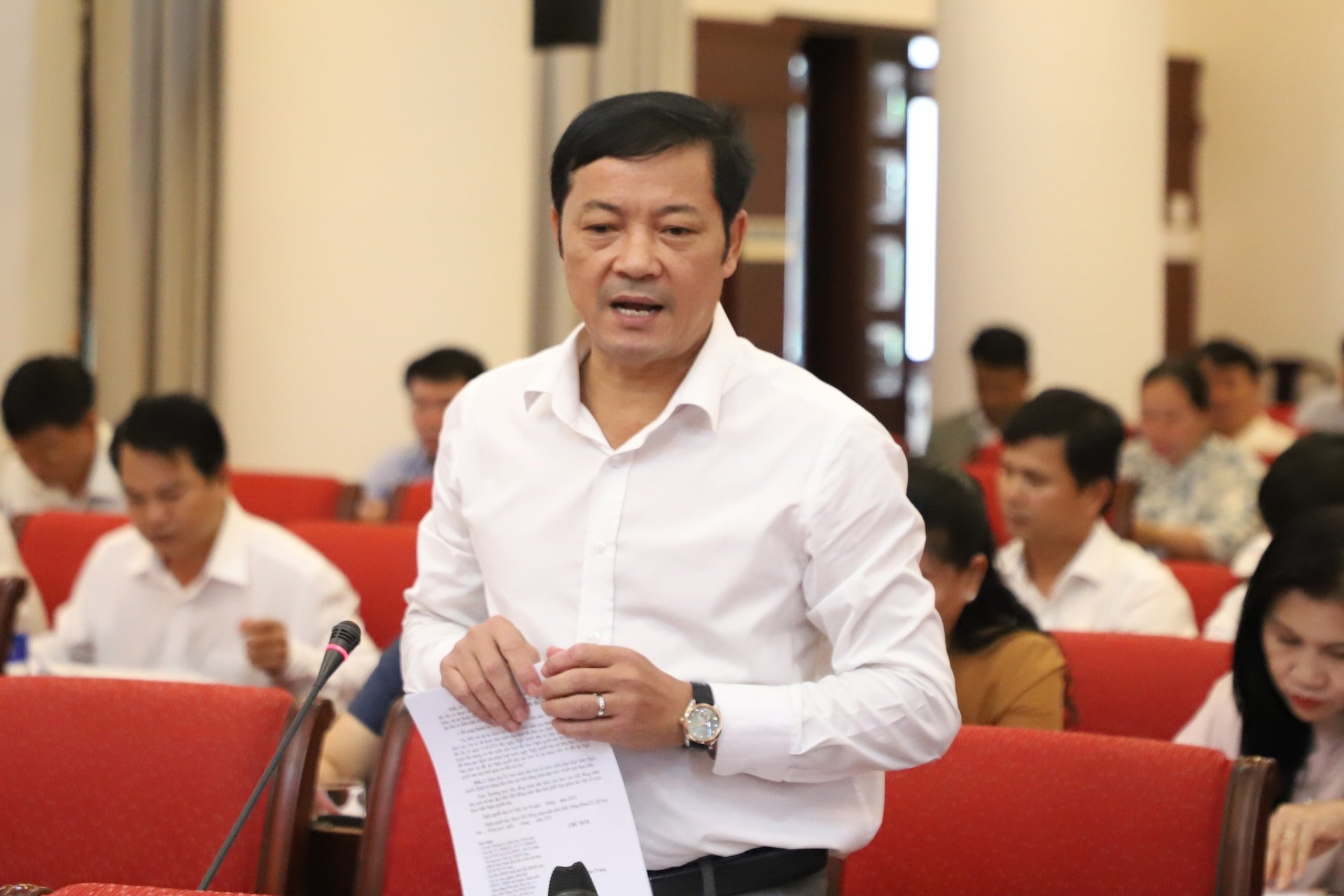 Đồng chí Lê Trọng Yên đề nghị các địa phương đẩy mạnh công tác giải ngân vốn đầu tư công