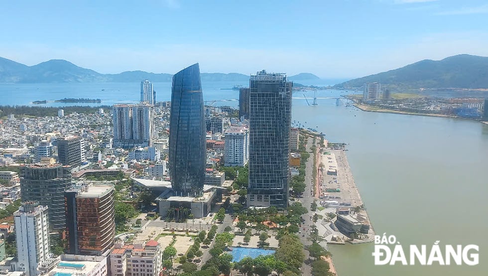 Khu vực trung tâm hành chính thành phố Đà Nẵng. Ảnh: TRIỆU TÙNG