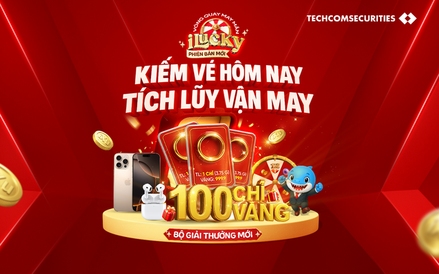 TCBS tung ưu đãi lớn: Tặng 100 chỉ vàng nhẫn cùng hàng triệu phần quà hấp dẫn- Ảnh 1.