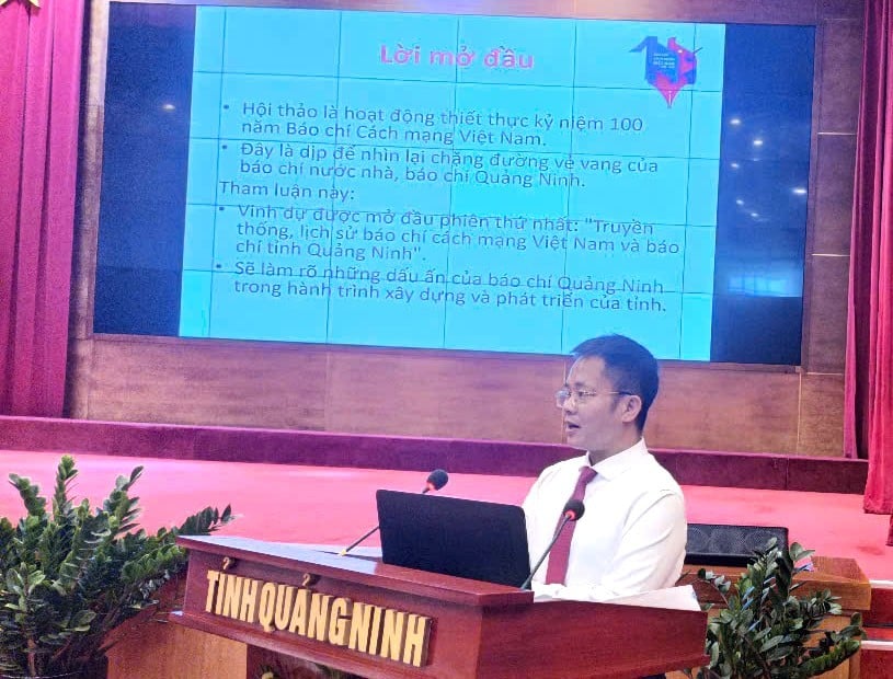 Ông Đỗ Ngọc Hà - Phó Chủ tịch Hội Nhà báo tỉnh Quảng Ninh.