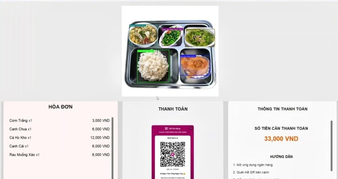 Nhóm sinh viên tạo hệ thống thanh toán bằng AI 
