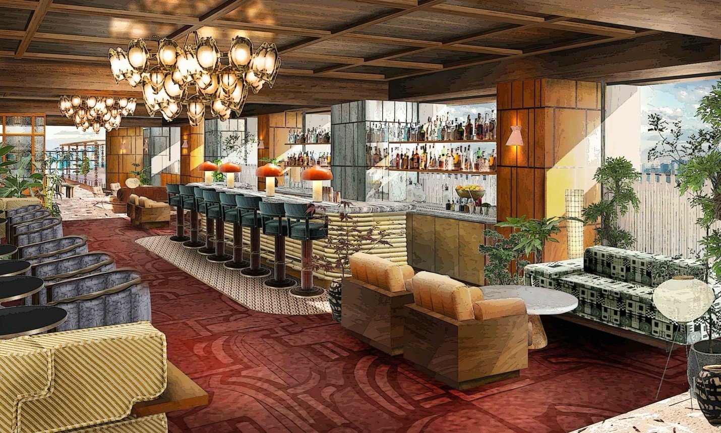 Soho House tại Tokyo. Ảnh: Legend