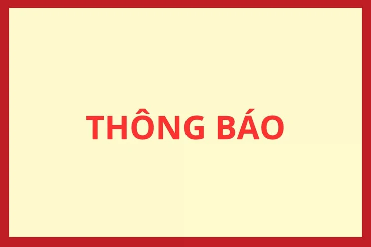 Thông báo lựa chọn tổ chức hành nghề đấu giá tài sản
