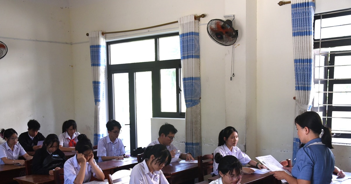 ខេត្ត Quang Nam ប្រកាស​ពិន្ទុ​ប្រឡង​ចូល​ថ្នាក់​ទី១០