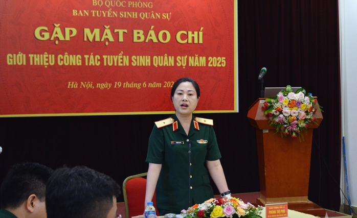 Thí sinh xét tuyển vào trường quân đội tăng mạnh- Ảnh 1.