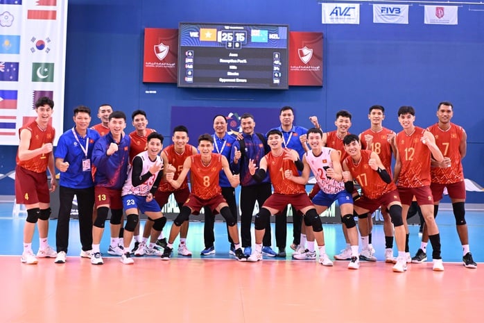 Thắng trận mở màn, tuyển nam Việt Nam vào tứ kết bóng chuyền AVC Nations Cup - Ảnh 5.