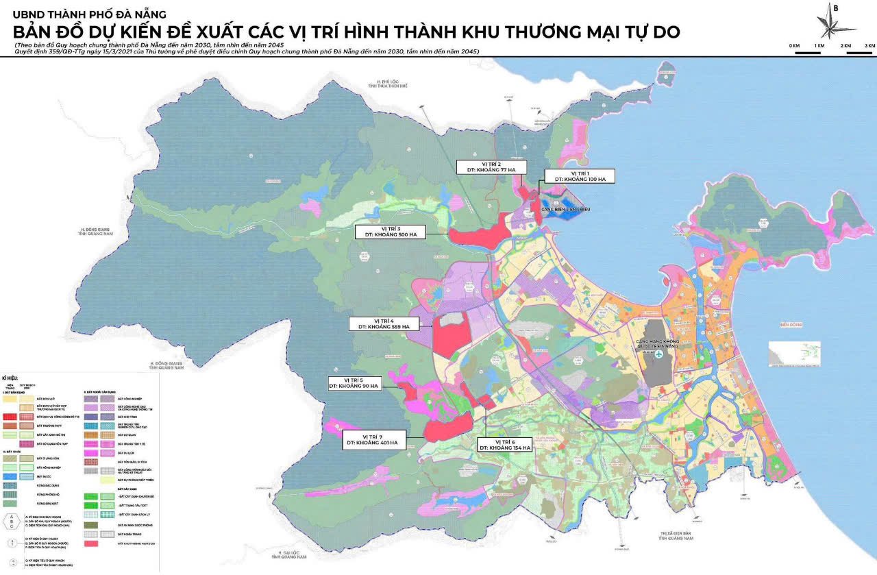 Vùng quy hoạch phát triển Khu thương mại tự do thành phố Đà Nẵng
