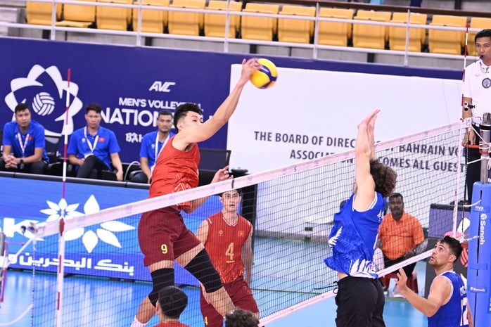 Thắng trận mở màn, tuyển nam Việt Nam vào tứ kết bóng chuyền AVC Nations Cup - Ảnh 2.