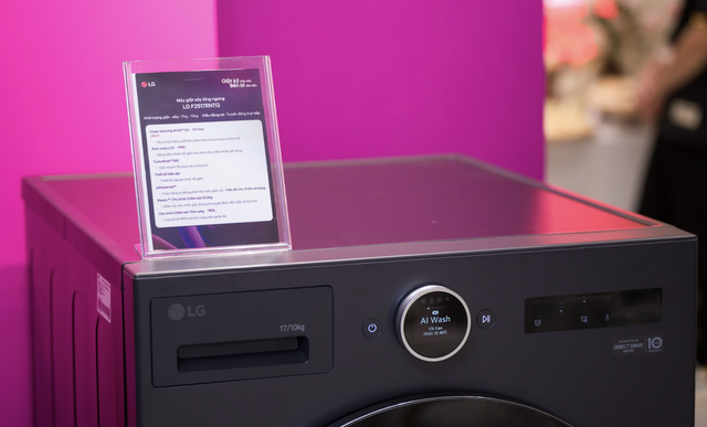 LG giới thiệu thế hệ máy giặt và giặt sấy mới LG AI DD 2.0 tại Việt Nam - Ảnh 1.