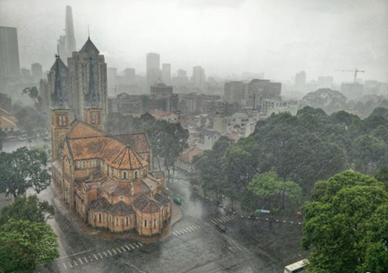 Heavy rain in the South, hot weather in the North 36 degrees Celsius -0