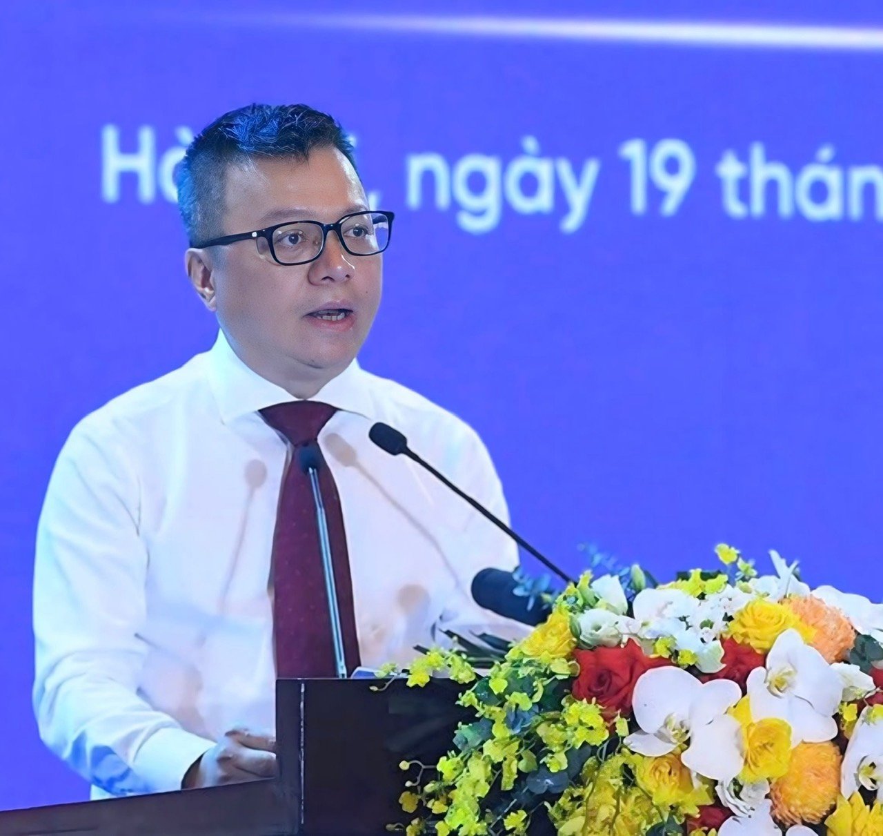 Đồng chí Lê Quốc Minh phát biểu khai mạc Hội Báo toàn quốc năm 2025. Ảnh: HÀ MY