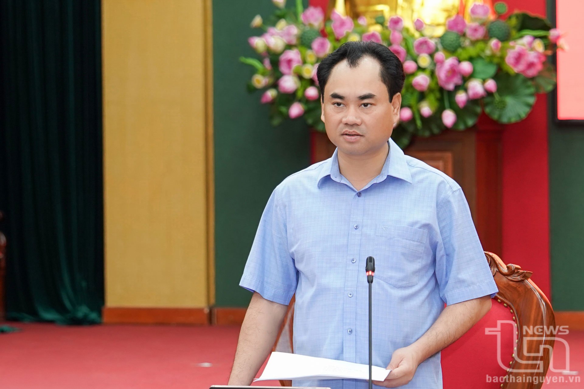 Phát biểu chỉ đạo tại Hội nghị, đồng chí Bí thư Tỉnh ủy Trịnh Việt Hùng