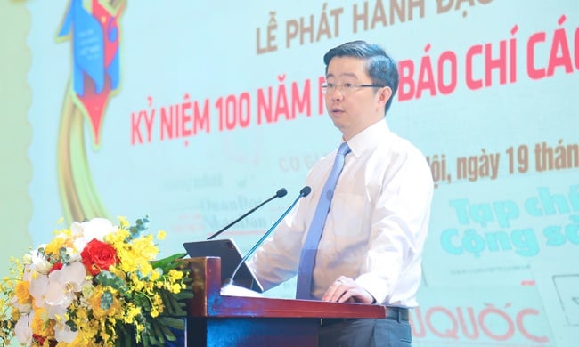 Phát hành bộ tem Kỷ niệm 100 năm Ngày Báo chí Cách mạng Việt Nam  - Ảnh 1.