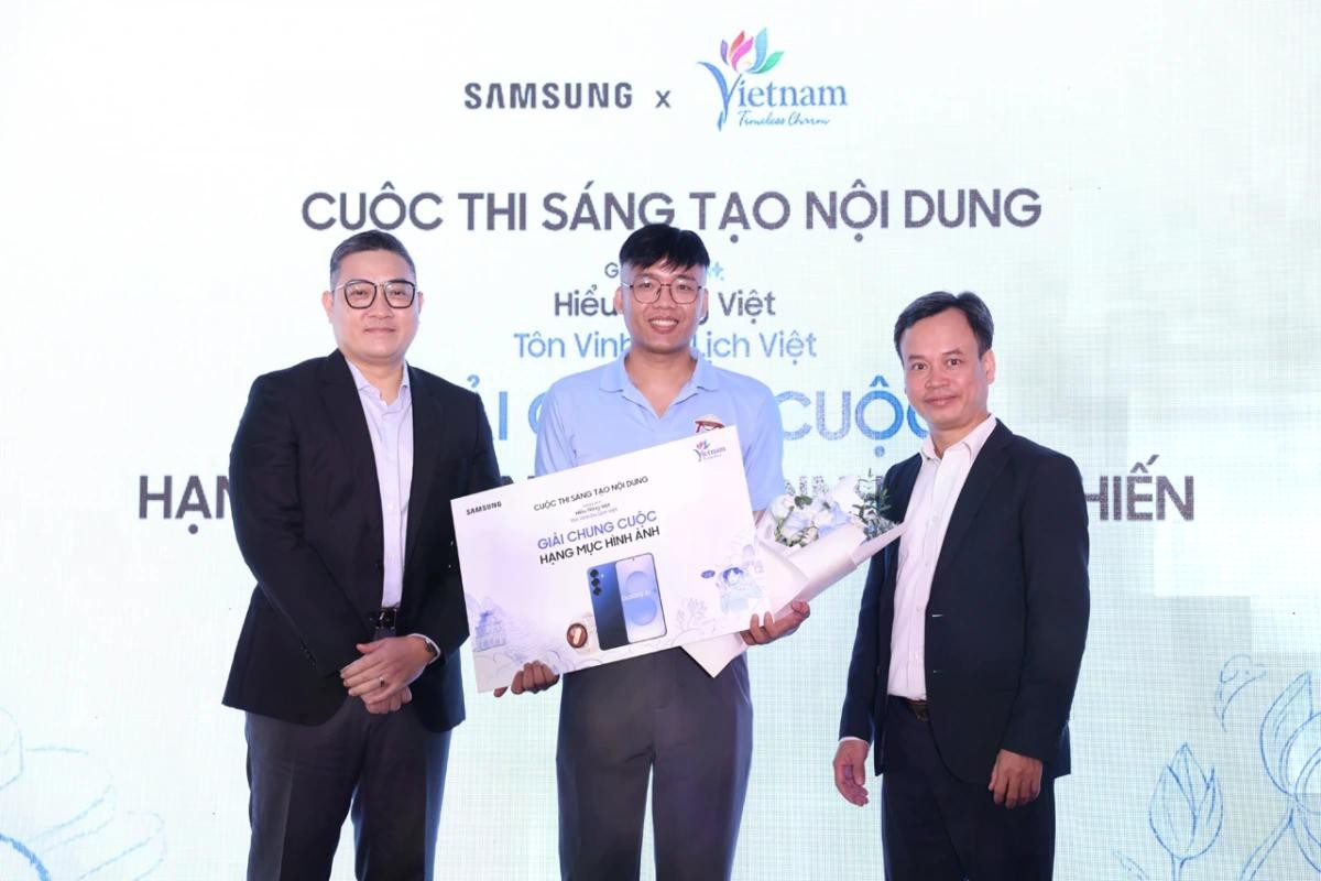 Giải chung cuộc hạng mục hình ảnh được trao cho tác giả Đinh Như Chiến.