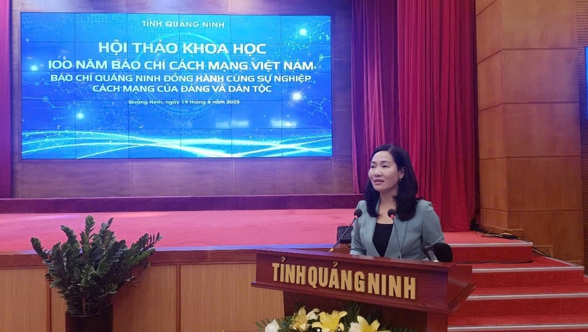 Phó Chủ tịch UBND tỉnh Quảng Ninh Nguyễn Thị Hạnh phát biểu kết luận Hội thảo.