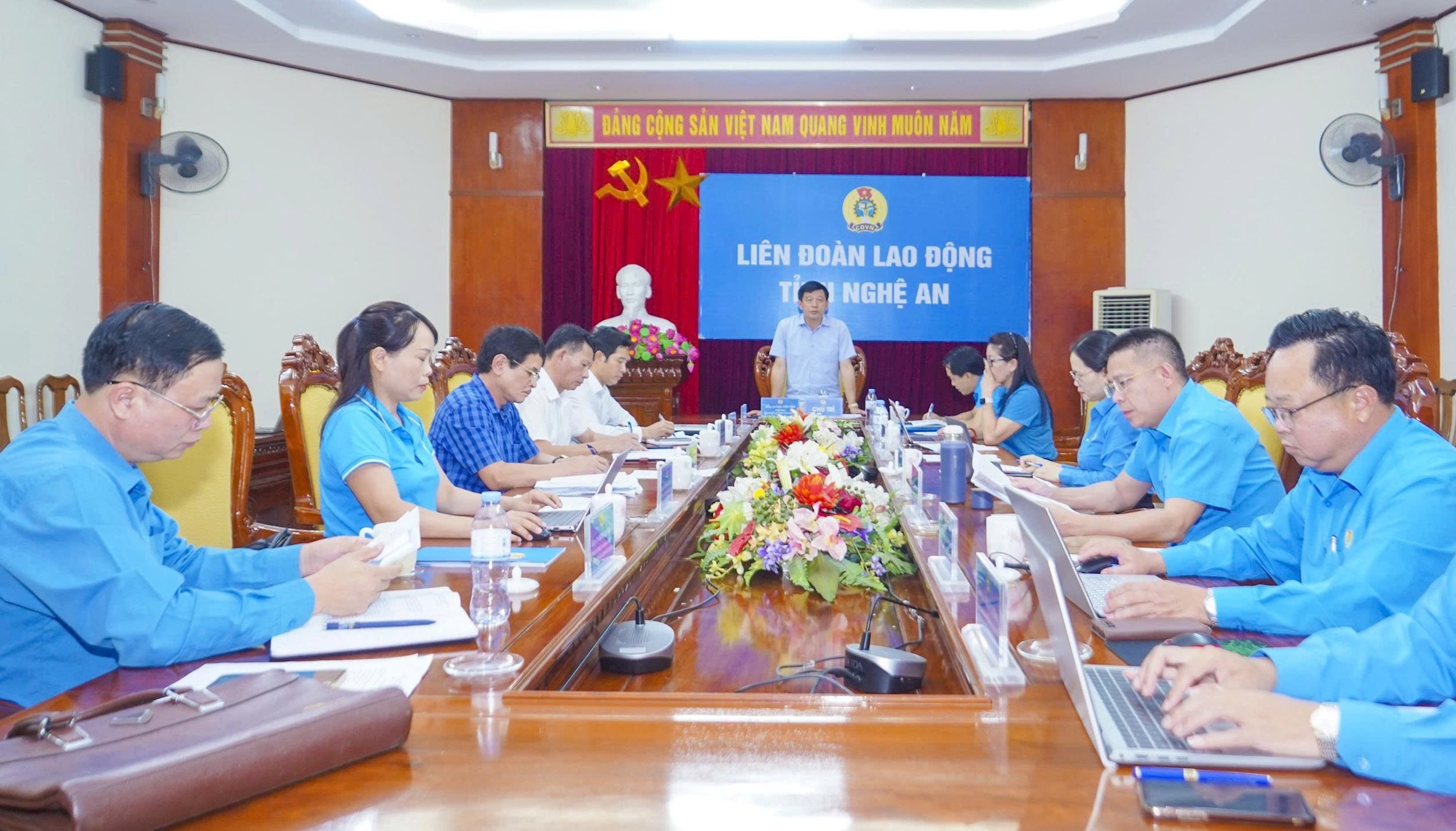 Liên đoàn Lao động đề án tinh gọn công đoàn. Ảnh Diệp Thanh00002