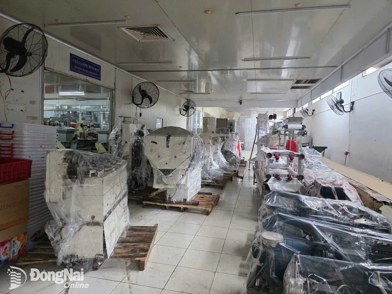 Bibica Bien Hoa Fabrik – Die Niederlassung der Bibica Joint Stock Company im Industriepark Bien Hoa 1 hat die Maschinen zur Vorbereitung auf die Verlagerung versiegelt. Foto: Beitragender