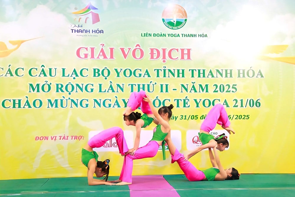 Sức sống Yoga lan tỏa giữa lòng xứ Thanh - Ảnh 1.