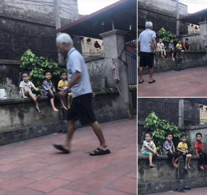 Dân mạng đùa vui rằng cháu chắt chính là "kiếp nạn" của ông bà mỗi khi hè về. (Ảnh: Facebook)