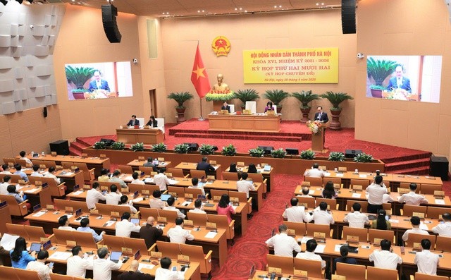 HĐND Hà Nội sẽ xem xét các nghị quyết về sắp xếp đơn vị hành chính vào tháng 6. (Ảnh: VGP)