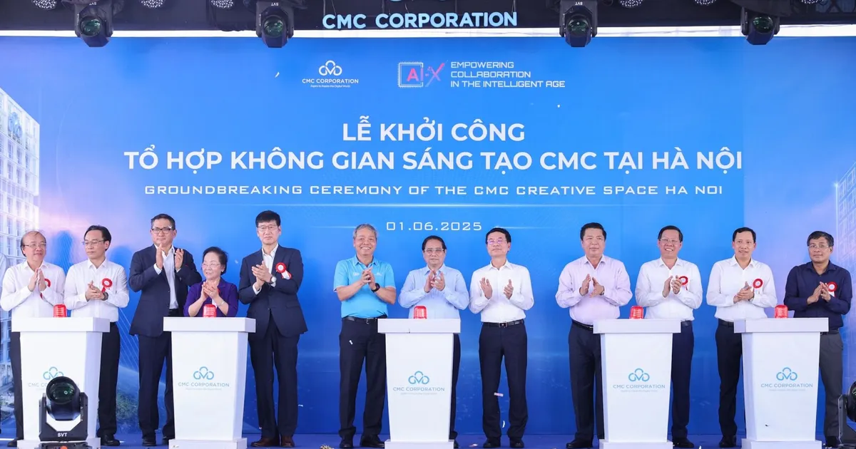 Khởi công Tổ hợp Không gian sáng tạo CMC