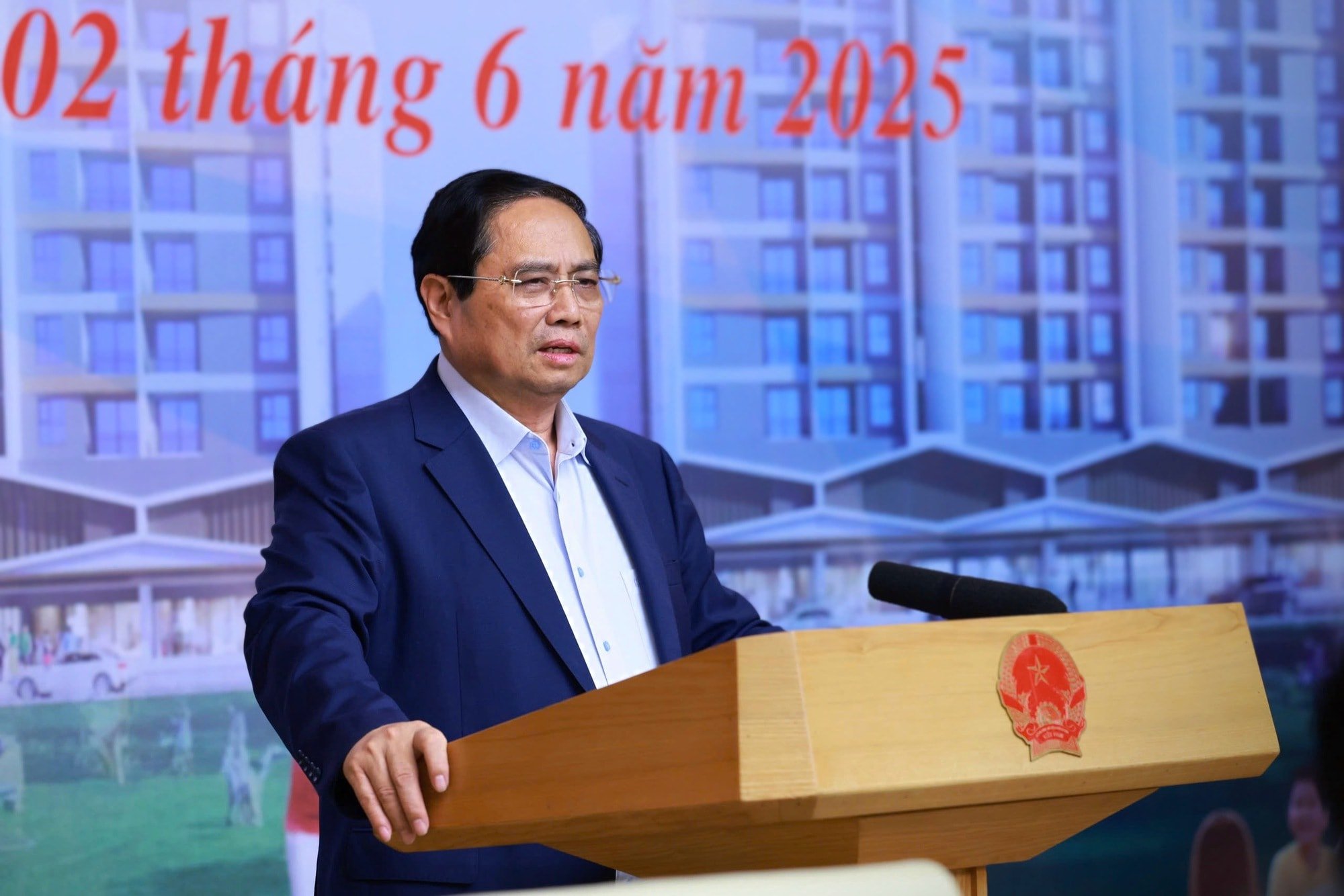 Thủ tướng Chính phủ Phạm Minh Chính phát biểu khai mạc hội nghị. Ảnh: VGP/Nhật Bắc