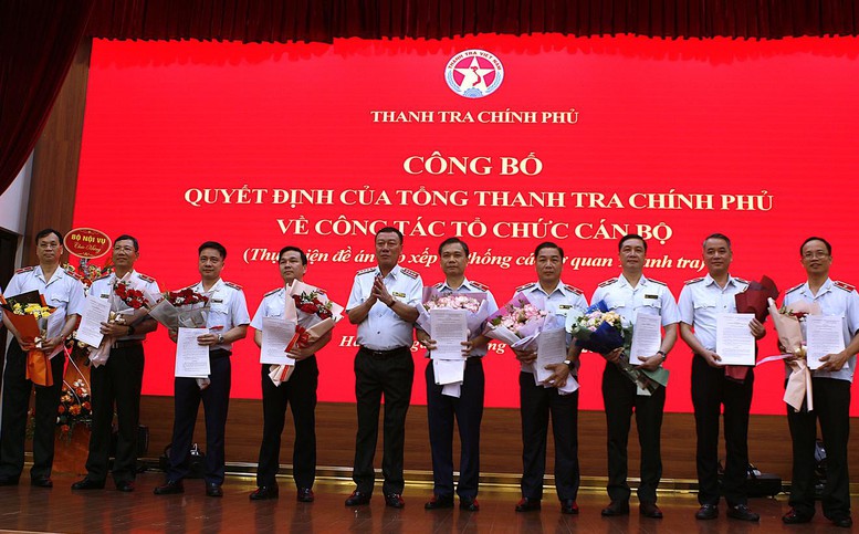 Công bố các quyết định về công tác cán bộ tại Thanh tra Chính phủ- Ảnh 1.