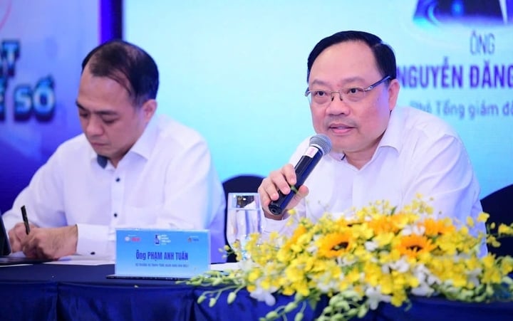 Ông Phạm Anh Tuấn, Vụ trưởng Vụ Thanh toán - Ngân hàng Nhà nước. (Ảnh: Đại Việt)