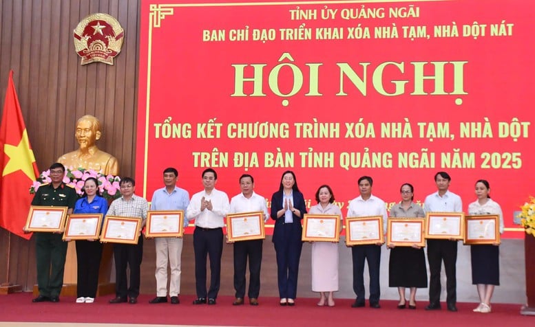 Quảng Ngãi về đích chương trình xóa nhà tạm, nhà dột nát- Ảnh 1.