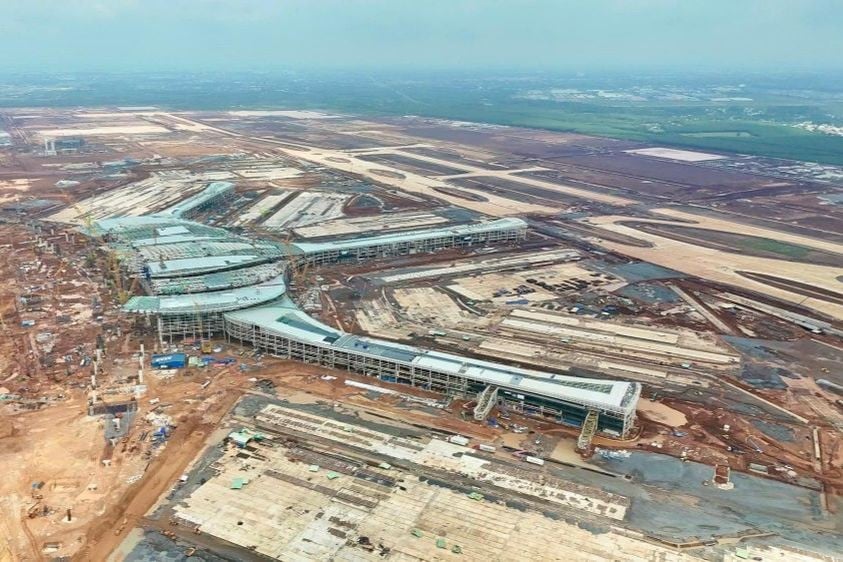 Dự án sân bay Long Thành (Đồng Nai): Các hạng mục quan trọng đều đáp ứng hoặc vượt tiến độ