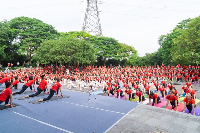 Tổ chức Lễ kỷ niệm 10 năm Ngày Quốc tế Yoga tại Hà Nội - Ảnh 1.