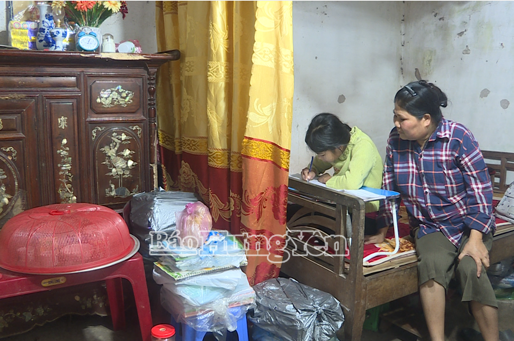 Ngôi nhà của chị Nguyễn Thị Đoan ở thôn 1, xã Quảng Châu (thành phố Hưng Yên) trước đây