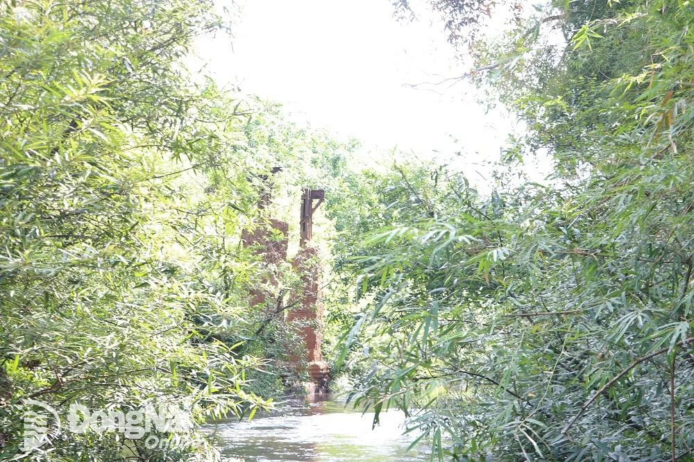 Khu vực đề xuất xây dựng khôi phục cầu Mã Đà. Ảnh: tư liệu