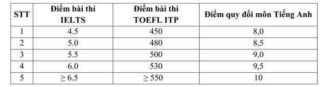 Có thể dùng chứng chỉ ngoại ngữ để xét tuyển thay điểm tiếng Anh không? - Ảnh 8.